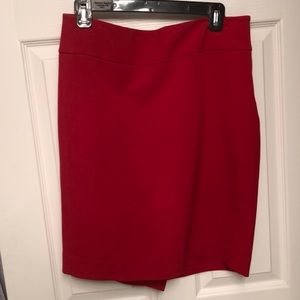 The Limited red pencil skirt